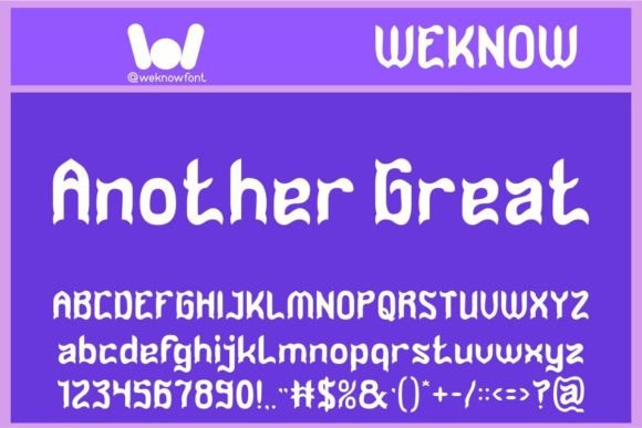 Another Great: A Display Font That Elevates Your Brand Identity