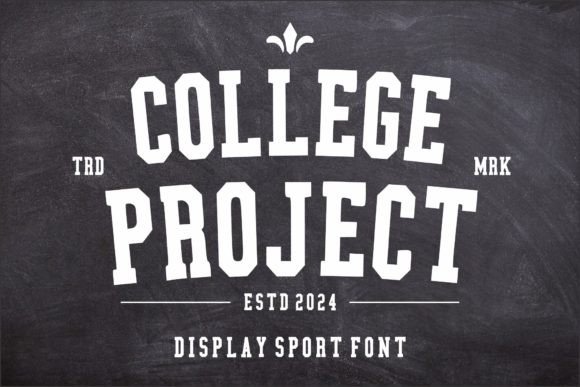 College Project: A Bold Display Font for Dynamic Editorial Design