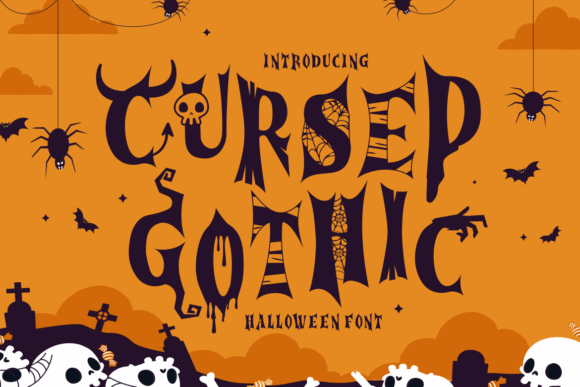 Cursed Gothic: A Halloween Font for Makers and Creative Sellers