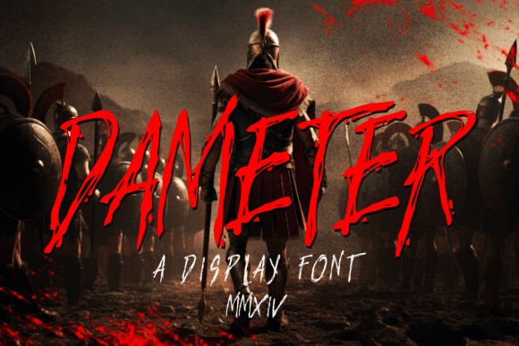 Dameter: A Chilling Display Typeface for Bold Brand Identities