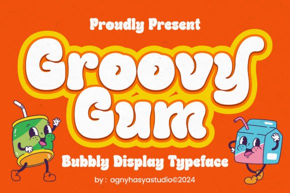 Groovy Gum: A Cheerful Display Font for Editorial Joy