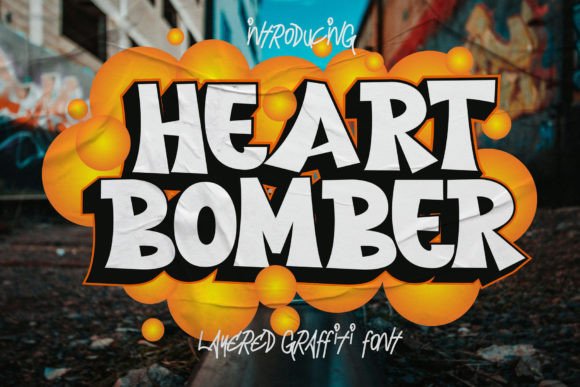 Heart Bomber Font: Bold Branding for Small Businesses