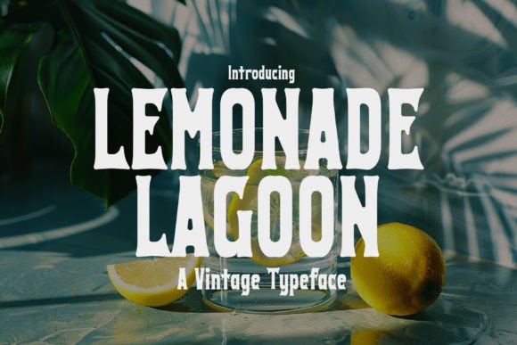 Lemonade Lagoon: A Vintage Typeface for Modern Web Design Projects