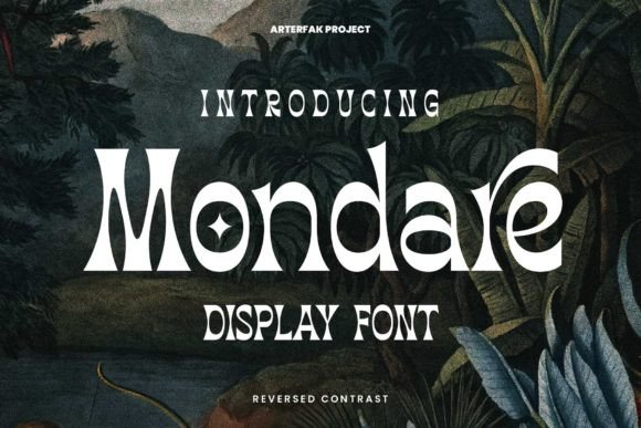 Mondare: A Display Font That Elevates Campaign Visuals with Timeless Style