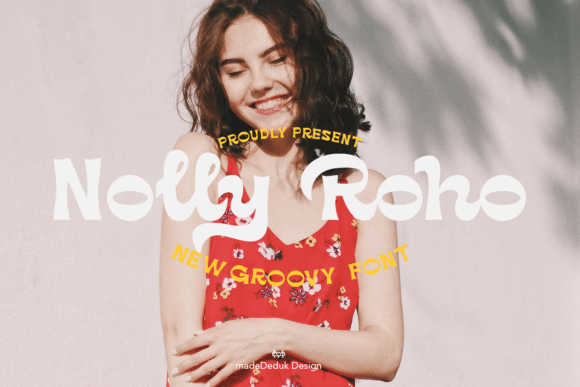 Nolly Roho: A Groovy 80s Script Font for Modern Marketing Visuals