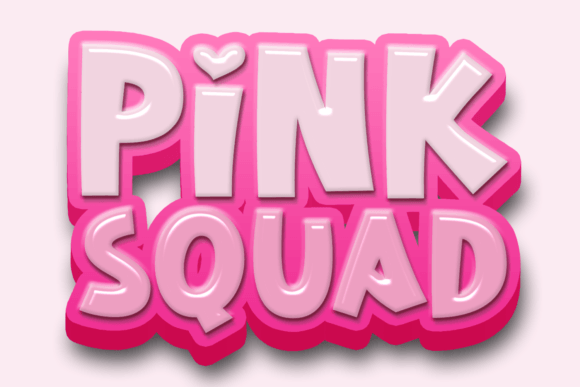 Pink Squad: A Designer’s Take on This Bold Display Font