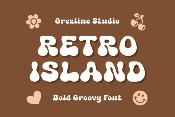 Retro Island: A Cheerful Display Font for Editorial Design Projects