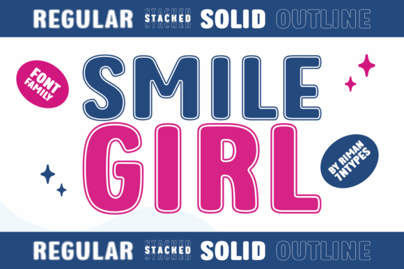 Smile Girl: A Bold Display Font for Modern Editorial Design