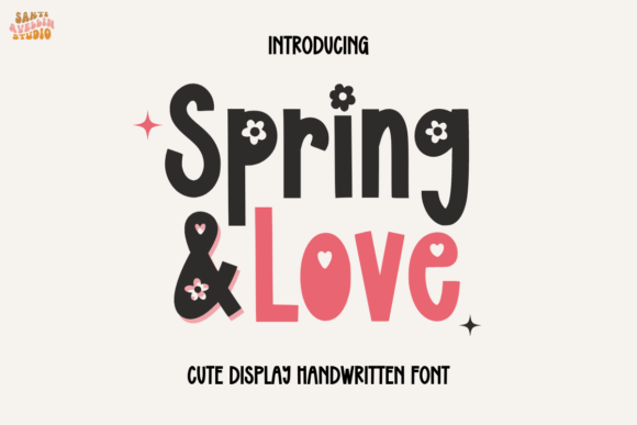 Spring and Love: A Display Font That Adds Charm to Your Brand Identity