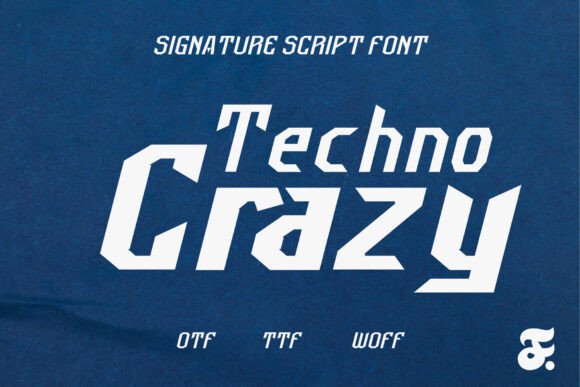Technocrazy Font: A Futuristic Typeface for Modern Web Design