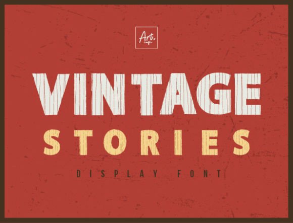 Vintage Stories: A Display Font with Timeless Editorial Charm