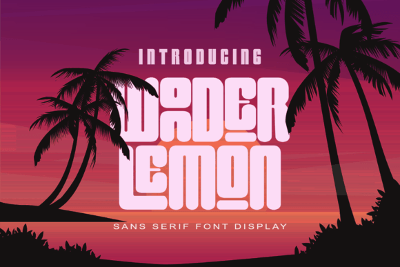 Wonder Lemon: A Bold Display Font for Modern Web Design Projects